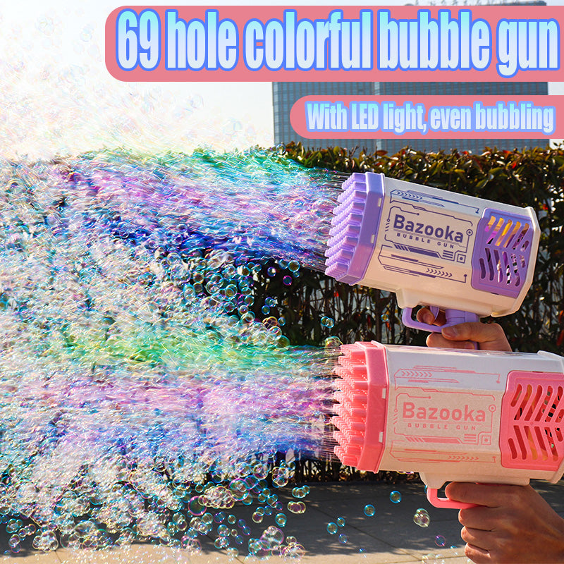 Bubble Gun Rocket Toy