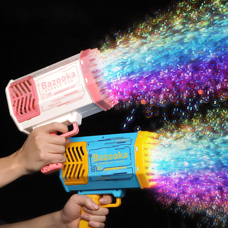 Bubble Gun Rocket Toy