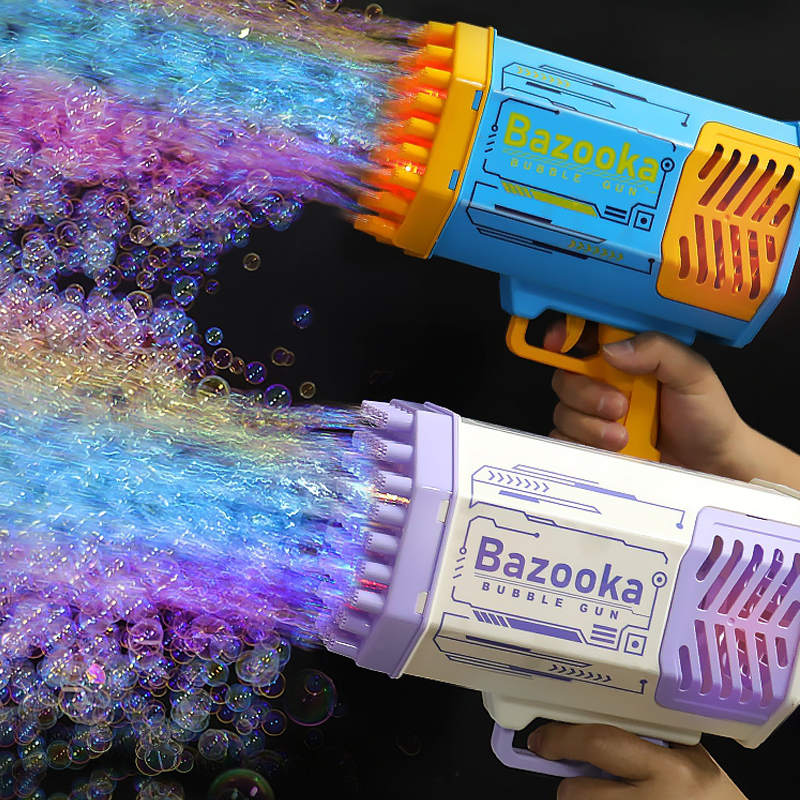 Bubble Gun Rocket Toy